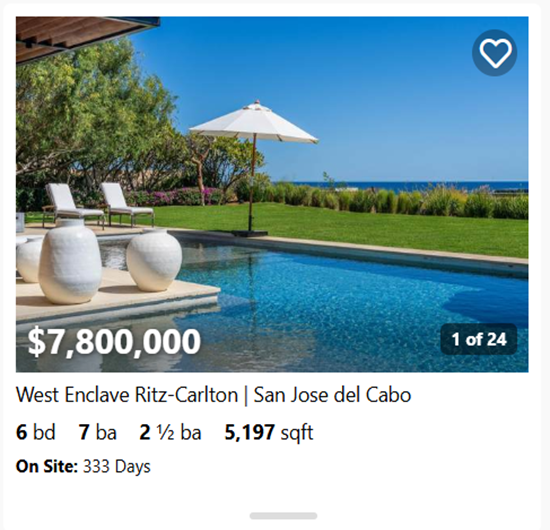 West Enclave Ritz-Carlton | San Jose del Cabo | Puerto Los Cabo Real Estate For Sale