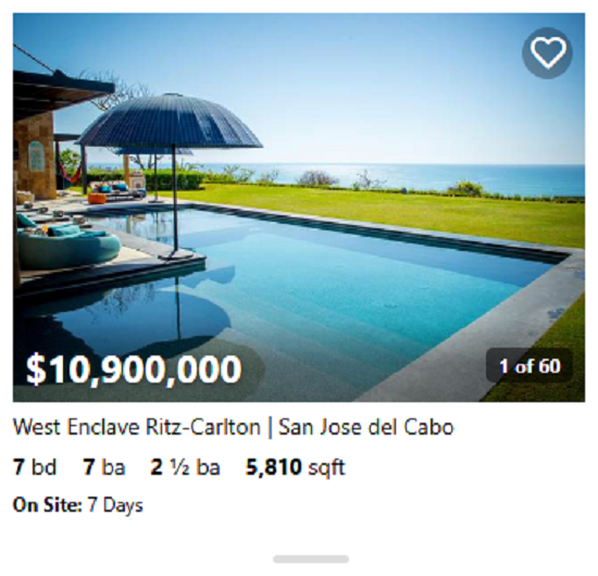 Golf course home in Puerto Los Cabos with spacious terrace and outdoor firepit